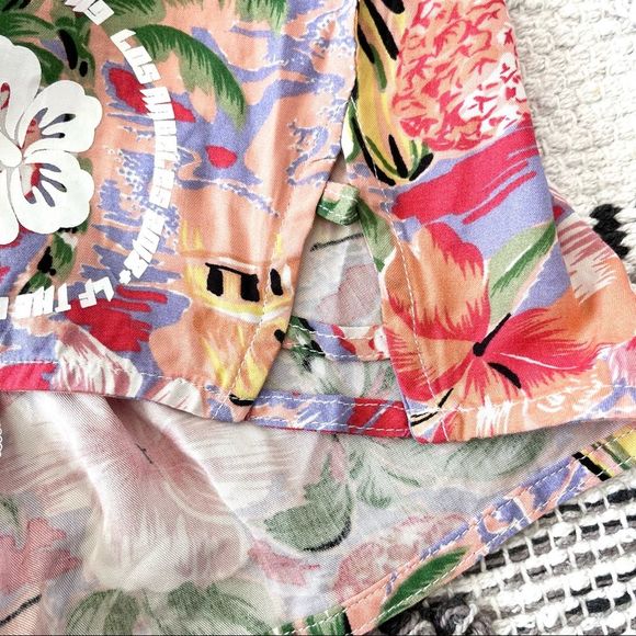 LF the Brand Hawaiian Paradise Tropical Floral Drawstring Shorts Small - Picture 6 of 8